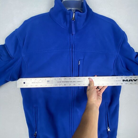 Duluth Trading Soft Shell Full Zip Fleece Jacket Blue Men’s Medium - Picture 4 of 5